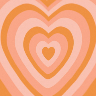 Aesthetic Heart Design Preppy Wallpaper iPhone Boho