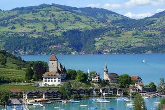 Switzerland Interlaken HD Wallpaper Background Image