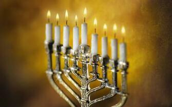 Lighting Of Menorah In Jerusalem Wallpaper For Widescreen
