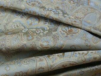 Calico Corners Silk Lampas Petite Cachemira Whiskey