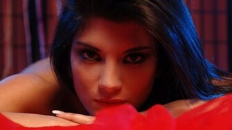 Classy Brunette Widescreen Wallpaper