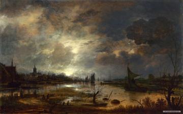 Famous Art iPhone Wallpaper Of Van Der Neer
