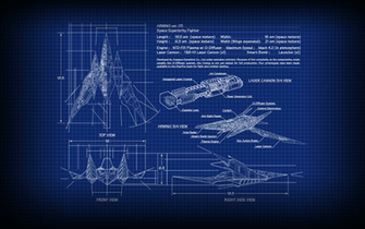 Arwing Blueprint Wallpaper Gaming