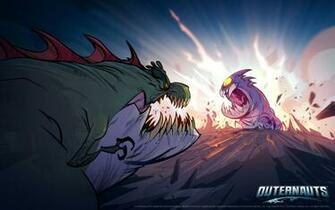 Outernauts Monster Battle By Creaturebox Deviantart On