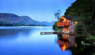Lake House Wallpaper