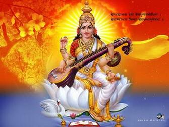 Goddess Saraswati Wallpaper