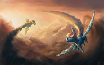 Artist Moe Rainbow Spitfire Wallpaper Wonderbolts Png