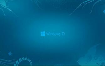 Windows Wallpaper In Abstract Deep Blue See And New Logo HD