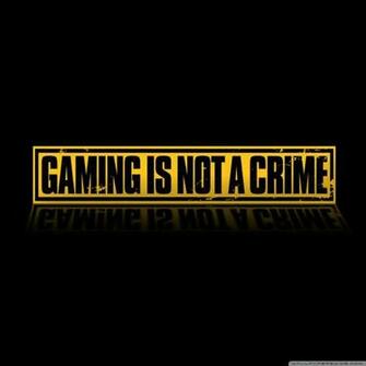 Gaming Is Not A Crime 4k HD Desktop Wallpaper For Ultra