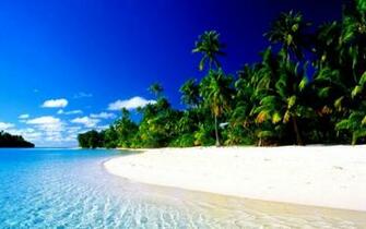 Paradise Wallpaper Tropical Beach Landscape Car Tuning