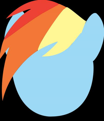 Rainbow Dash Happy Head iPhone Android Wallpaper By Polarbearcopboss
