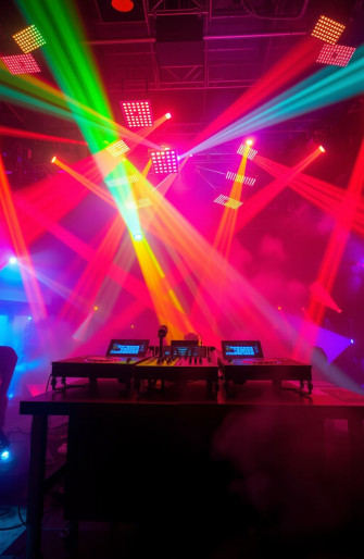 Led Dj Lights Wallpaper