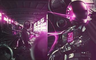 Daft Punk Pink Wallpaper Myspace Background