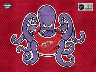 Red Wings Wallpaper Octopus