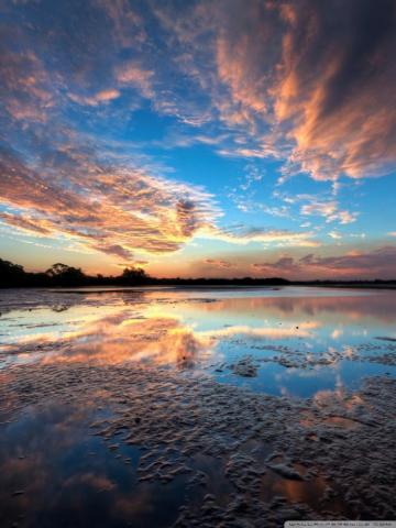 Beautiful Sunset Sky Ultra HD Desktop Background Wallpaper For