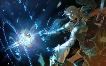 Wallpaper Anime Girls Wizard Screenshot Computer