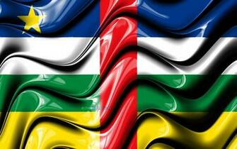 Wallpaper Central African Republic Flag 4k Africa