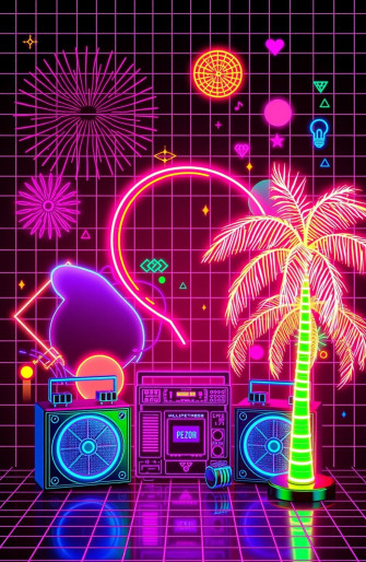 80s Aesthetic Wallpaper