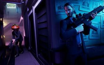 Fortnite X John Wick Wallpaper HD Games 4k Image