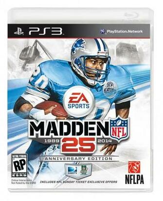 Madden Ps3amazon Exclusive Nfl Anniversary Edition