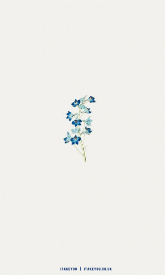 Shades Of Serenity Blue Wallpaper Ideas Floral