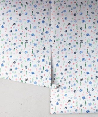 Spring Garden Wallpaper Abstract Floral Milton King