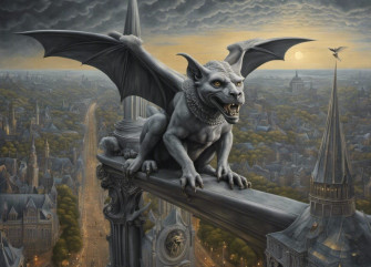 Gargoyle Up In The Air Ai Generated Artwork Nightcafe Creator