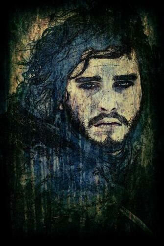 Jon Snow iPhone Wallpaper Art Print