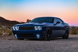 Blue Dodge Challenger 5k Laptop Full HD 1080p 4k Wallpaper