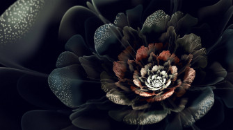 Dark Floral Wallpaper