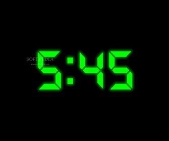 Digital Clock Wallpaper