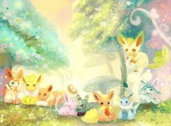 Eevee Espeon Flareon Ginger Ale Huwahuwaryuo Glaceon Jolteon