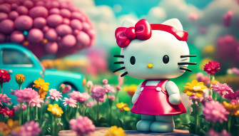 Hello Kitty Picture Background