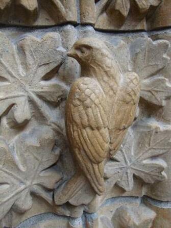 One Of The Many Beautiful Windows Note Stone Pterodactyl Checking