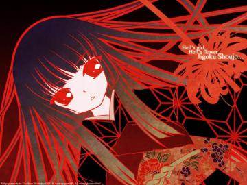 Jigoku Shoujo Wallpaper Hell S Girl Flower