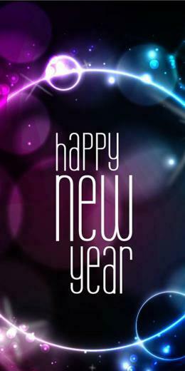Happy New Year iPhone Wallpaper Net