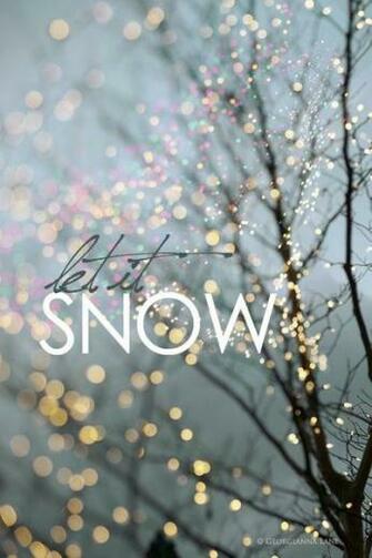 iPhone Wallpaper Let It Snow Christmas
