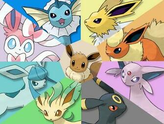 Wallpaper Eeveelutions By Xxrrsteve