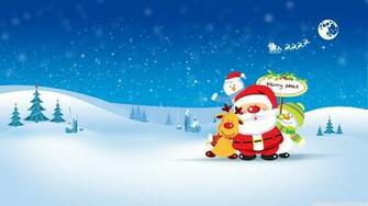 Merry Xmas UHD Desktop Wallpaper For Multi Display Gaming