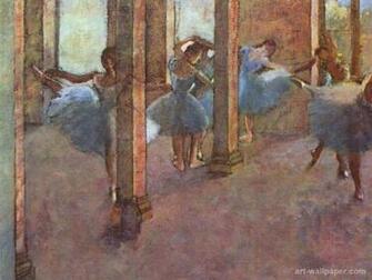 Degas Ballerina Wallpaper Top Background
