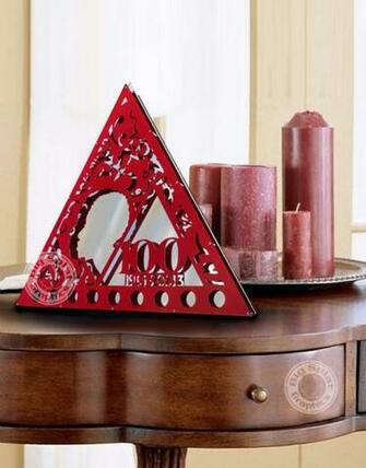Delta Sigma Theta Sorority Inc Centennial Piece Brushed Metal