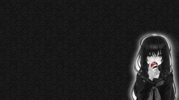 Black Anime Wallpaper On