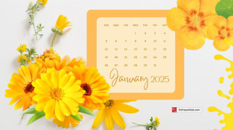 January Calendar Desktop Wallpaper