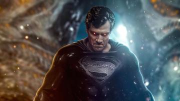 Superman Black Suit Justice League Snyder Cut Wallpaper 4k