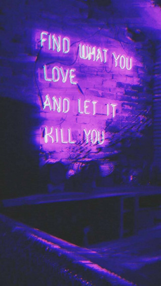 Explore The Digital Universe With This Purple Neon Aesthetic Wallpaper