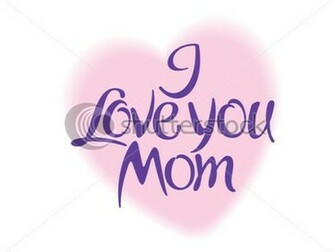 Love U Mom Wallpaper I You Vector Card