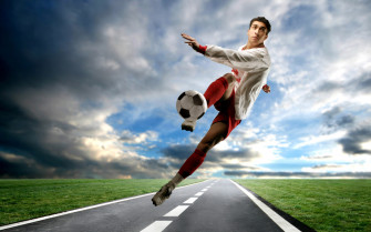 Cool Soccer HD Background Wallpaper