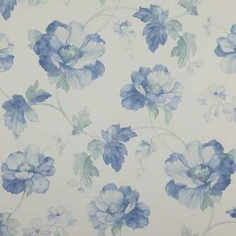 Jane Churchill Fairhaven Wallpaper Blue
