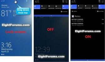 Windows Phone Lock Screen Notifications Turn Off