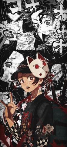 Mobile Wallpaper Tanjiro Kamado Demon Slayer By Maruueu On